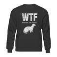 Funny Ferret Wtf Where Is The Ferret Gift Sweatshirt