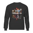 Funny Halloween Cute Halloween Cute Horror Movie Chibi Character Water Reflect Sweatshirt