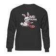 Funny Horror Rabbit Halloween Gift Evil Bad Bunny Sweatshirt