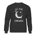 Funny Joint Smoking Moon Alien It Is 4 20 Somewhere Sweatshirt