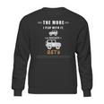 Funny Off Road 4X4 Mudding Jeep Square Sticker Sweatshirt