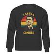 Funny Ronald Reagan Gift I Smell Commies Political Humor Gift Sweatshirt