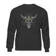 Geometric Bull Skull Zia Southwest Sweatshirt