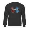 Good Vs Evil Doberman Pinscher Wolf Dog Furry Sweatshirt