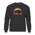 Great American Buffalo With A Vintage Sweatshirt