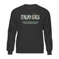 Italian - Italian - Italian Girls T-Shirt Sweatshirt