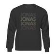 Jonas First Given Name Pride Vintage Distressed Sweatshirt