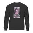 Kawaii Pastel Goth Art The Death Tarot Cute Cat Creepy Art Sweatshirt