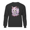 Kawaii Pastel Goth Cute Creepy Girl Anime Skull Sweatshirt