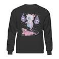 Kawaii Pastel Goth Cute Creepy Strawberry Milk Ghost Cow Graphic Design Printed Casual Daily Basic Sweatshirt