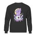 Kawaii Pastel Goth Cute Creepy Witchy Cat And Skull V5 Sweatshirt