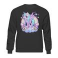 Kawaii Pastel Goth Unicorn Pony - Aesthetic Gothic Skeleton Sweatshirt