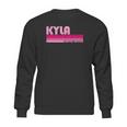 Kyla Name Personalized Retro Vintage 80S 90S Style Sweatshirt