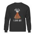 I Lava You Cute Art Gif For Human Sweatshirt