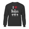 I Love The Beatles Sweatshirt