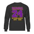 In Loving Memory Mamba 24 Tribute Graphic Design Printed Casual Daily Basic Sweatshirt