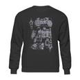 M-72 Motorcycle Engine Blow Out Diagram Sweatshirt