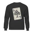 We Are All Mad Here Ace Of Spades Sweatshirt