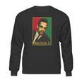 Malcolm X Retro Polo Sweatshirt