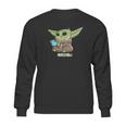 The Mandalorian The Child Grogu Blue Macaron Sweatshirt