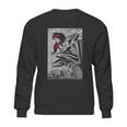 Marvel Black Widow Classic Retro Panel Art Graphic Sweatshirt