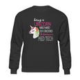 Med Tech Lab Medical Technician Unicorn Sweatshirt