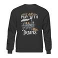 Model Steam Train Cute Gift Locomotive Trainspotting Meaningful Gift Graphic Design Printed Casual Daily Basic Sweatshirt