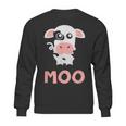 Moo Cow Farm Animals For ToddlersFam Girl Sweatshirt