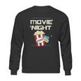 Movie Night Pop Corn Tickets Cinema Coming Soon Sweatshirt