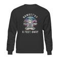 Namastay 6 Feet Away Social Distancing Design Sweatshirt