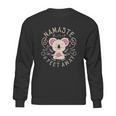 Namaste Stay 6 Feet Away Social Distancing Yoga Design Sweatshirt