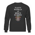 Nasty Woman For Biden Harris Eagle Logo Sweatshirt