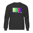 No Signal Television Screen Color Bars Test Pattern Sweatshirt