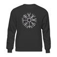 Nordic Viking Rune Compass Norse Germanic Icelandic Pagan Magic Symbol Sweatshirt