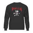 Pantera Official Horned Skull Stencil Sweatshirt