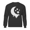 Pastel Goth Moon With Stars Kawaii Pastel Goth Design Gift Meaningful Gift Sweatshirt