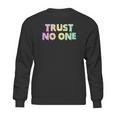 Pastel Goth Trust No One Sweatshirt