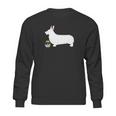 Pembroke Welsh Corgi Easter Bunny Dog Silhouette Sweatshirt