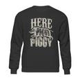 Here Piggy Piggy Boar Hunting Vintage Pig Hog Hunter Sweatshirt