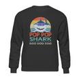 Pop Pop Shark Doo Doo Doo Vintage Matching Family Sweatshirt