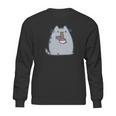 Pusheen The Cat Eating Noodles Juniors Sweatshirt