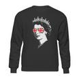 Queen Elizabeth Ii Sunglasses British Crown Union Jack Meme Sweatshirt