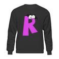 R Name Charater Dracula Halloween Quote Sweatshirt