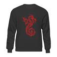 Red Dragon Chinese Firedrake Art Sweatshirt