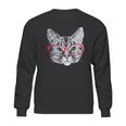 Red Glasses Cat Funny Belcher Kitty Cute Humor Fun Sweatshirt