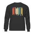 Retro 1970S Style Atlanta Georgia Skyline Sweatshirt