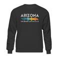 Retro Arizona Az The Grand Canyon State Hiking Backpacking Cool Gift Graphic Design Printed Casual Daily Basic Sweatshirt