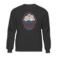 Retro Mountain &Ampamp Bird - Bozeman Montana T-Shirt Sweatshirt