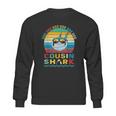 Retro Vintage Cousin Shark Doo Doo Doo Sweatshirt