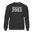 Retro Vintage Limited Edition 2003 Birthday Sweatshirt